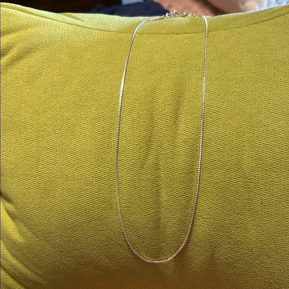 Elegant Sterling Silver Necklace 20”